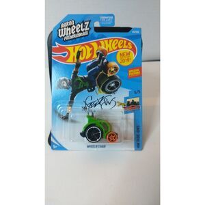 2019 Hot Wheels #655 HW Ride-On Wheelie Chair Green